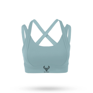 womens light teal sports bra