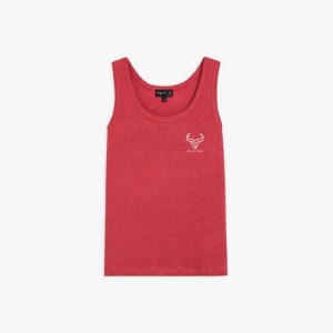 red gym tank top men