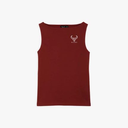 maroon gym tank top men