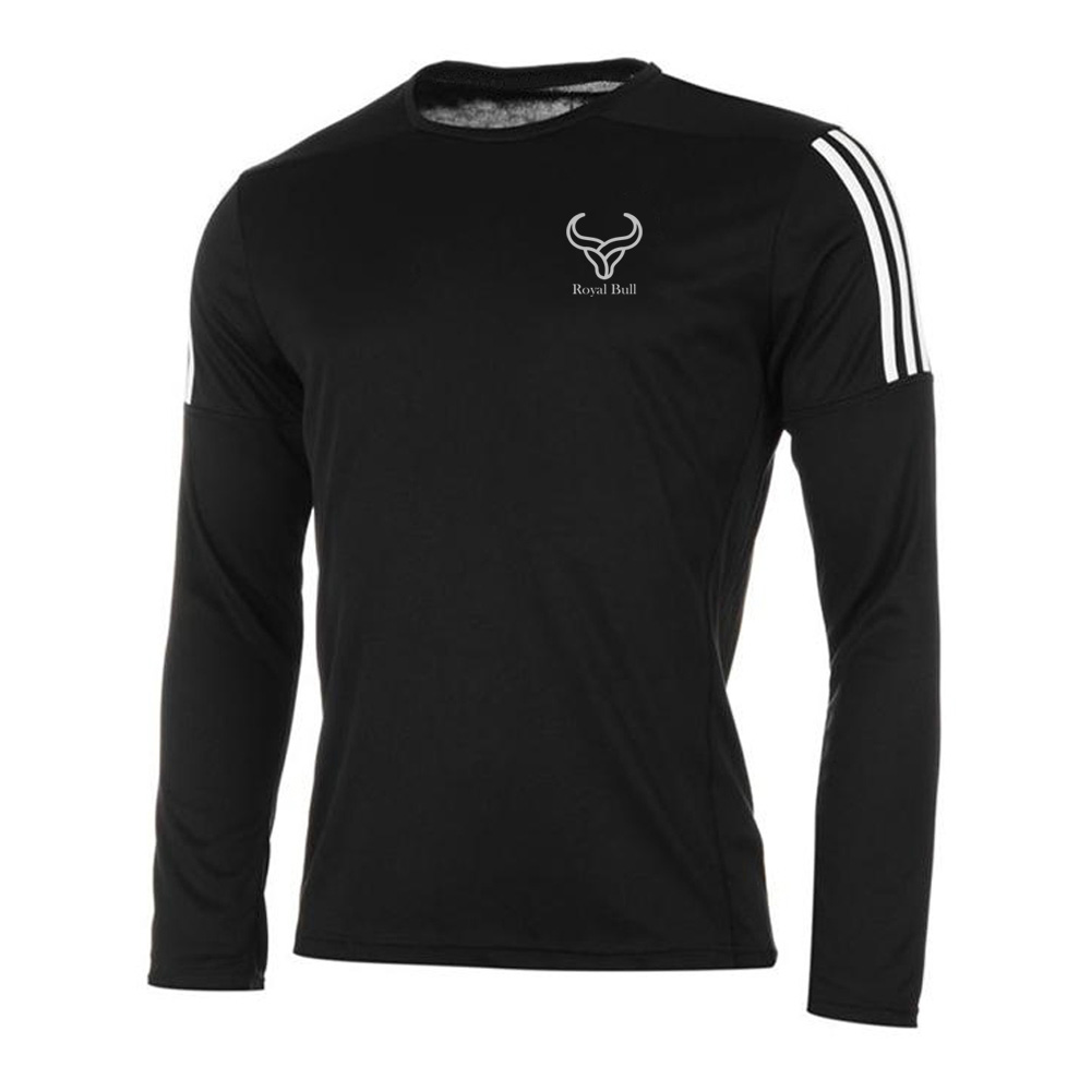 Royal Bull black long sleeve t-shirt white arm stripes Royal Bull black long sleeve t-shirt white arm stripes