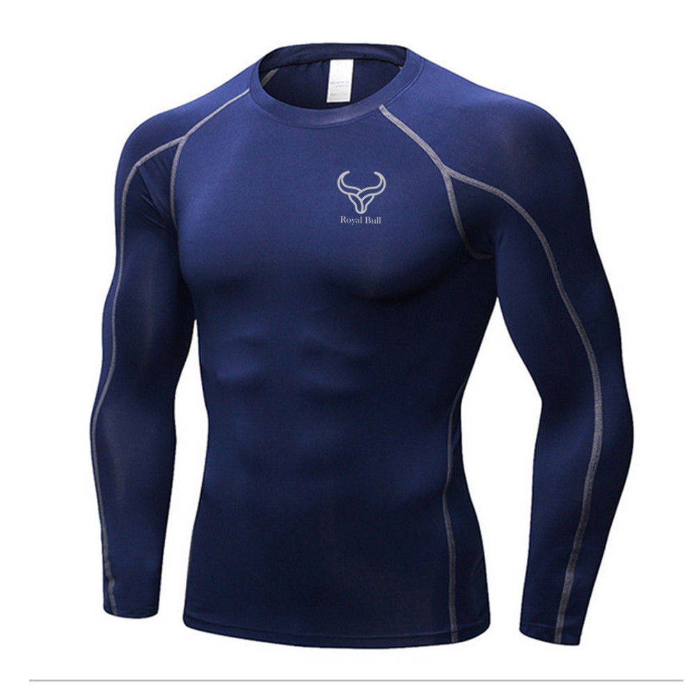 Royal Bull blue long sleeve compression shirt Royal Bull blue long sleeve compression shirt