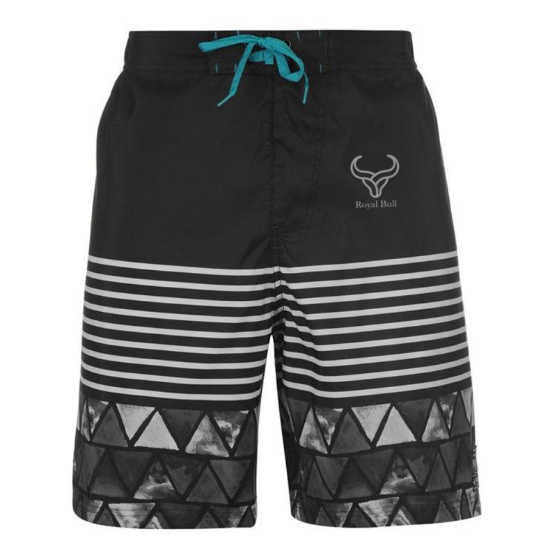 men black printed training shorts