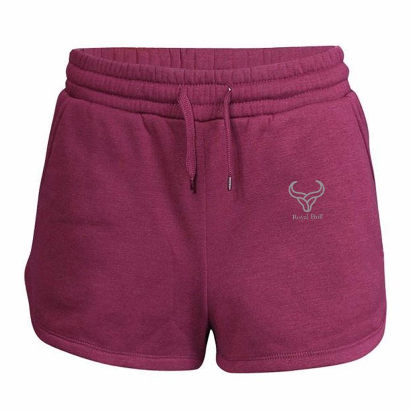 men maroon gym shorts