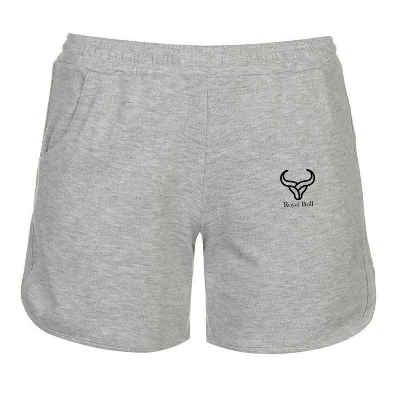 men grey gym shorts