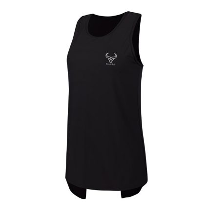 black cutoff tank top men