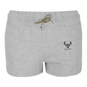 women grey gym shorts