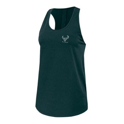 green racerback sports vest