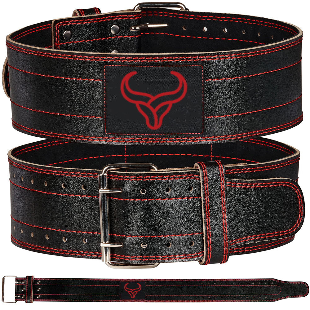 Custom Leather Black Powerlifting Belt (OEM) Custom Leather Black Powerlifting Belt (OEM)
