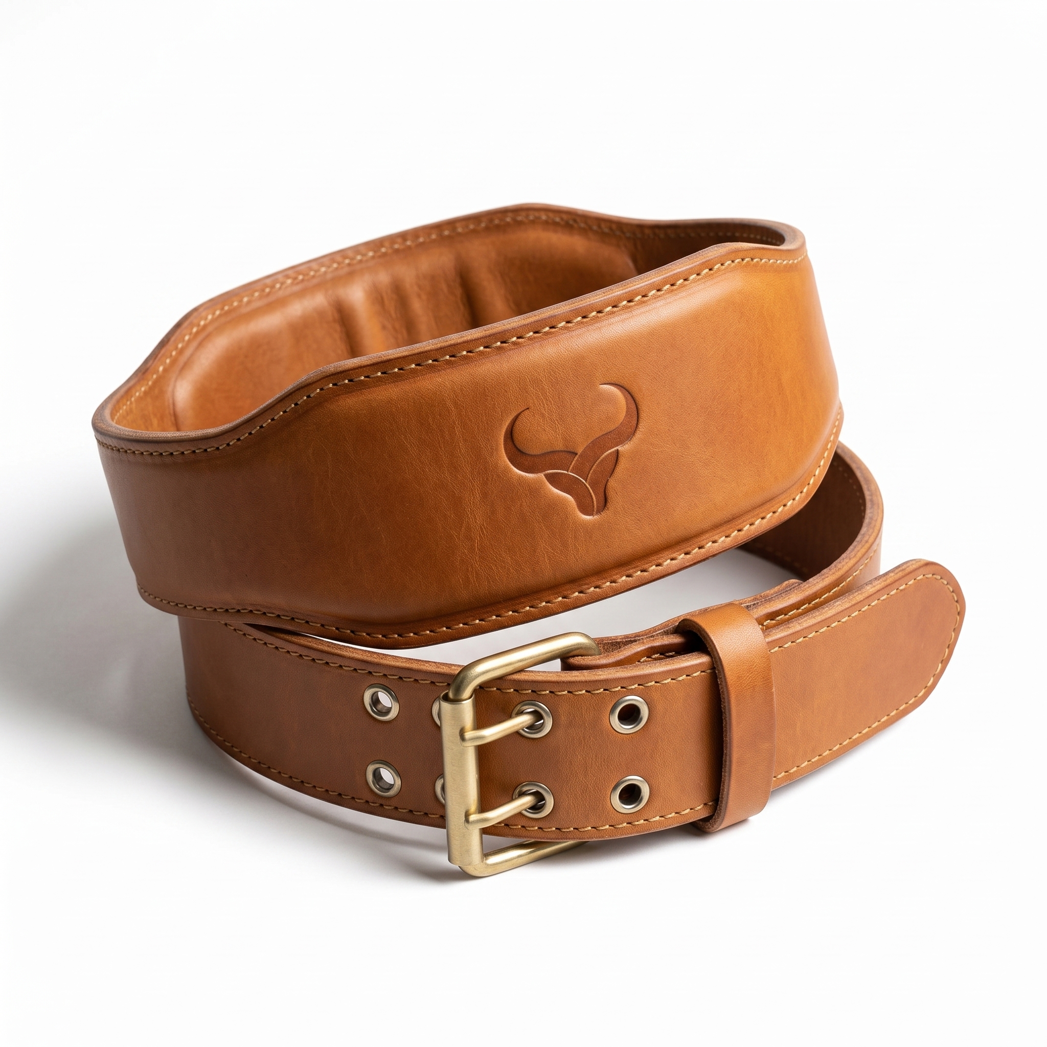 Custom 6 Inch Leather Weightlifting Gym Belt (OEM) Custom 6 Inch Leather Weightlifting Gym Belt (OEM)