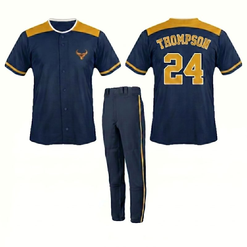 Custom Sublimated Baseball Full Button Uniform (OEM)