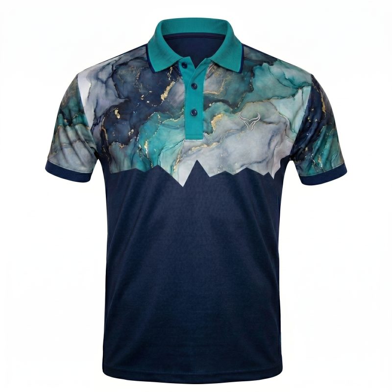 Custom Sublimation Polo Shirts with full-color printing