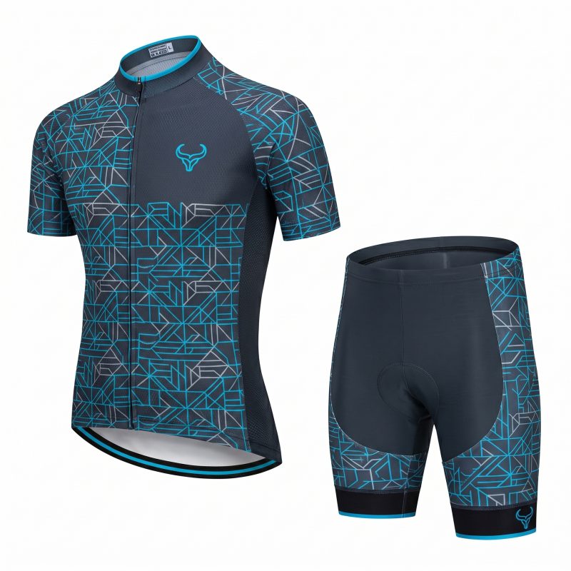 performance cycling outfit jersey shorts Royal Bull kit