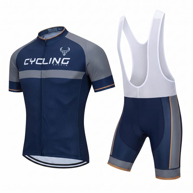 breathable cycling uniform set for long distance rides
