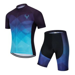 breathable cycling uniform set for long distance rides
