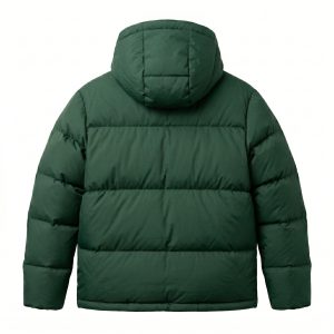 Royal Bull Dark Green Puffer Jacket | Unisex Winter Wear