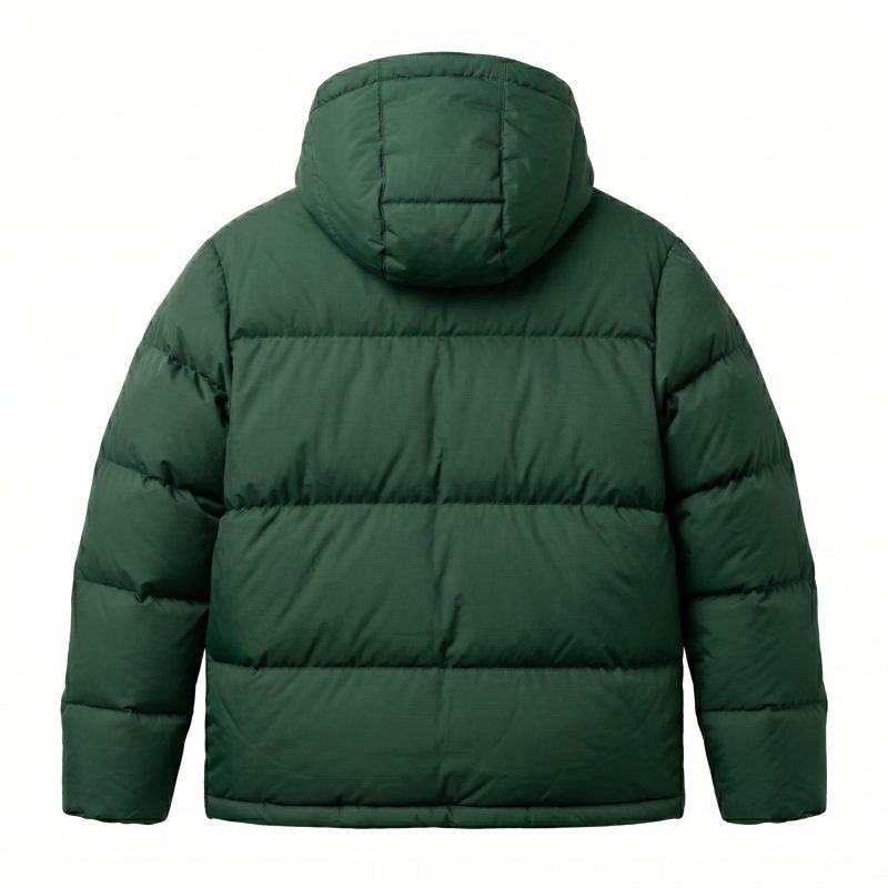 Royal Bull Dark Green Puffer Jacket | Unisex Winter Wear