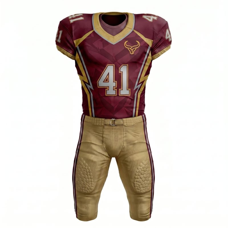 CAmerican Football Uniform Designed for Optimal Comfort (OEM)