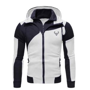 Club Fleece Full-Zip Hoodie with Embroidered Logo and Private Label Manufacturing