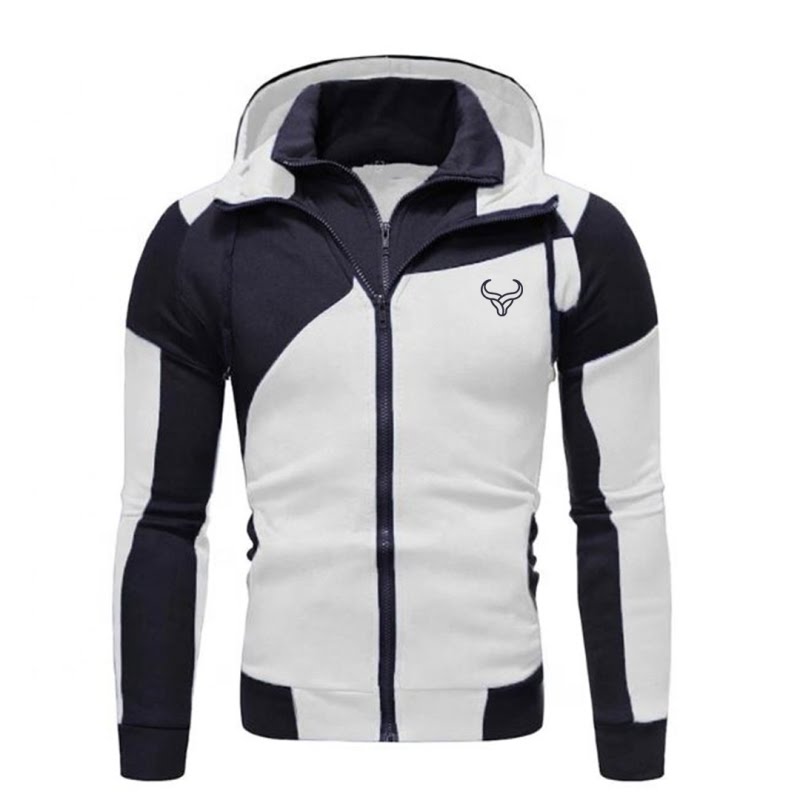 Club Fleece Full-Zip Hoodie with Embroidered Logo and Private Label Manufacturing