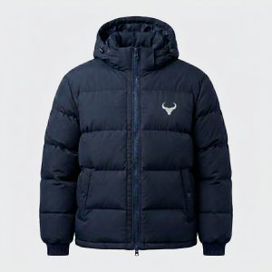 Custom Active Puffy Long Jacket with Premium Insulation and Private Label Branding