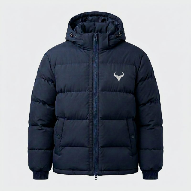 Custom Active Puffy Long Jacket with Premium Insulation and Private Label Branding