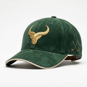 Lightweight dark green lifestyle cap