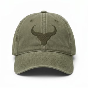 olive green adjustable dad hat for casual wear