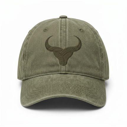 olive green adjustable dad hat for casual wear