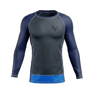 Custom T15 Long Sleeve Black Rash Guard MMA training sportswear