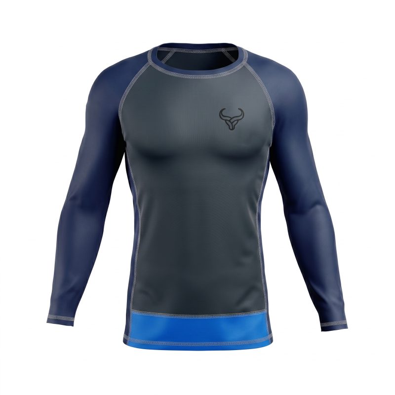 Custom T15 Long Sleeve Black Rash Guard MMA training sportswear