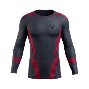 Custom X3 Long Sleeves Compression Rash Guard MMA fitness training wear