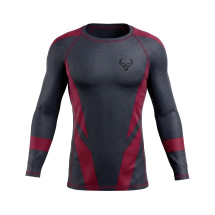 Custom X3 Long Sleeves Compression Rash Guard MMA fitness training wear