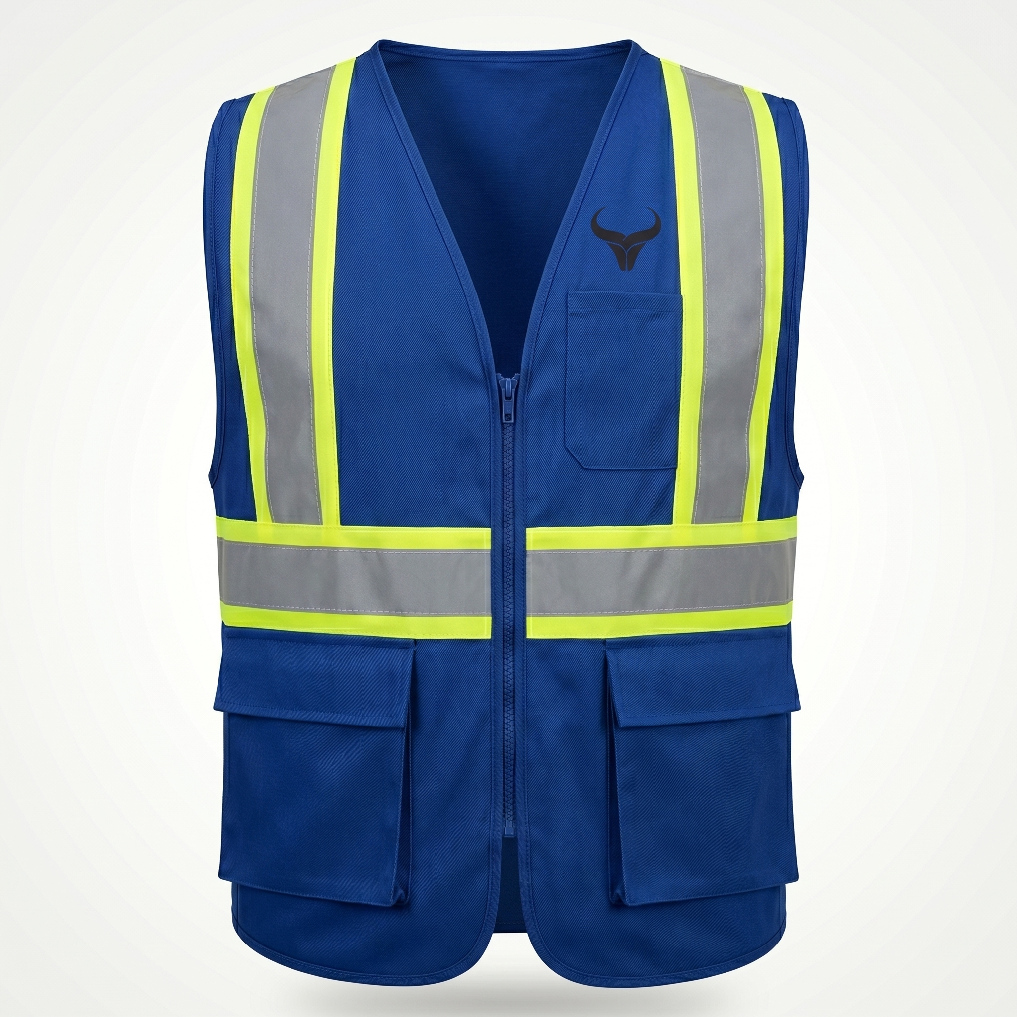 Reflective Safety vests (1) Lightweight reflective safety vest blue color