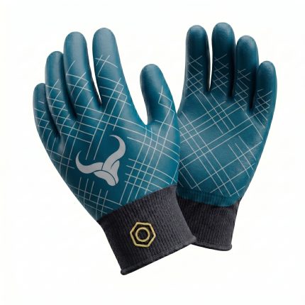 Leather rigger gloves Custom Hide HD Rigger Gloves for construction, industrial work, and heavy-duty hand protection