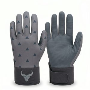 Flexible nitrile grip work gloves for industrial handling, assembly work, and workplace protection