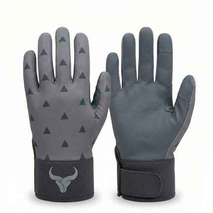 Flexible nitrile grip work gloves for industrial handling, assembly work, and workplace protection