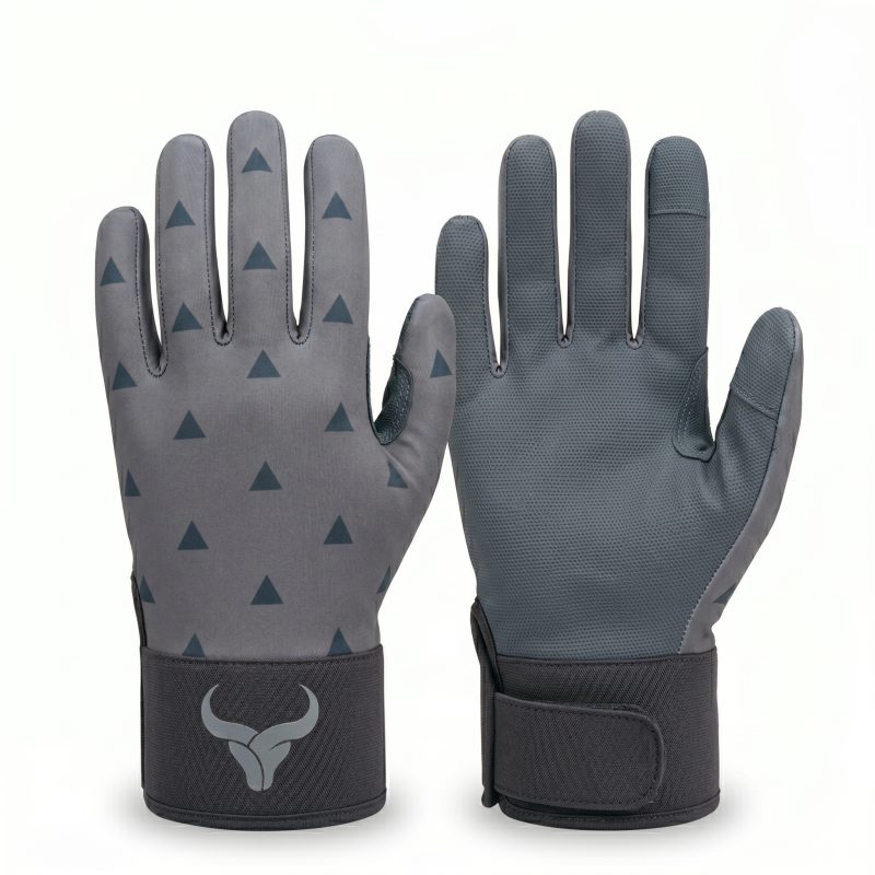 Flexible nitrile grip work gloves for industrial handling, assembly work, and workplace protection