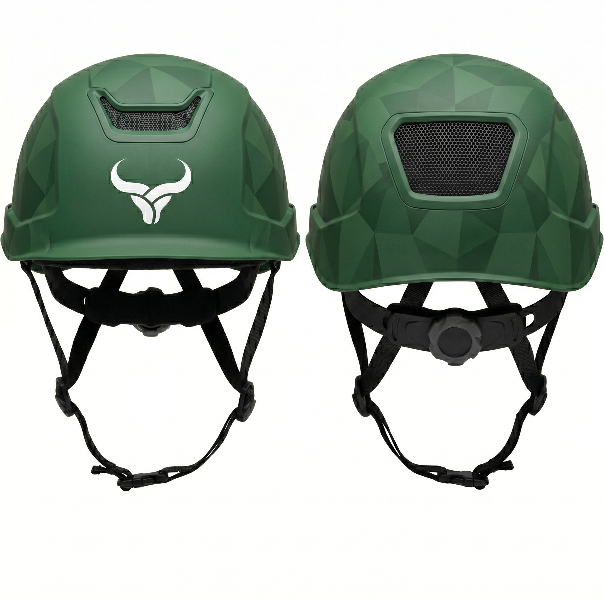 Royal Bull Climbing Helmet – Matte Green Industrial Safety Royal Bull construction climbing helmet