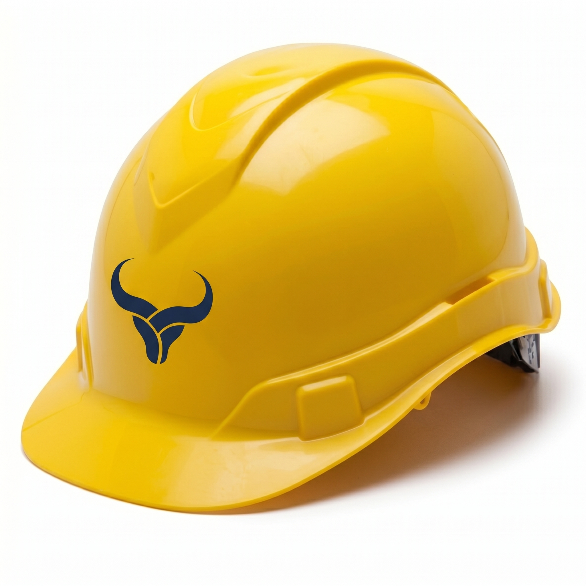 Royal Bull Safety Helmet – Yellow HDPE Industrial Hard Hat Construction hard hat Royal Bull yellow