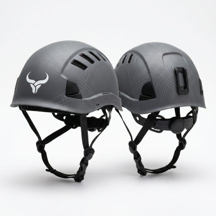 Grey climbing safety helmet Royal Bull