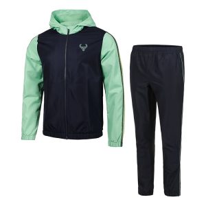 Custom Woven Tracksuit with Embroidered Logo and Private Label Manufacturing