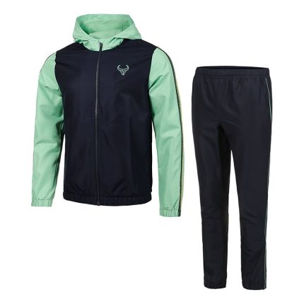 Custom Woven Tracksuit with Embroidered Logo and Private Label Manufacturing