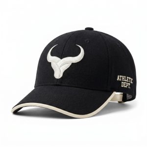 Premium cotton twill cap black color