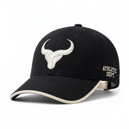 Premium cotton twill cap black color