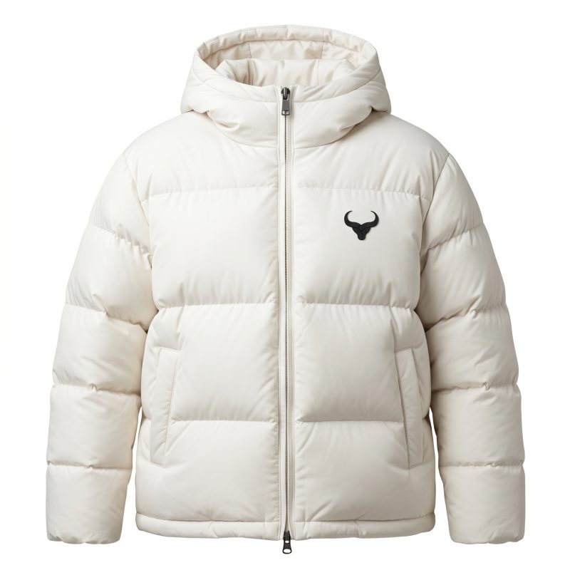 Custom Women's Nuptse Down Jacket with Private Label Branding and Premium Winter Insulation