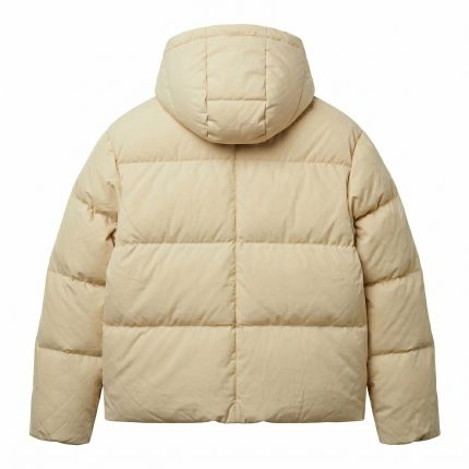 Royal Bull Block Puffer Jacket – Sand Edition | Premium Winter Outerwear