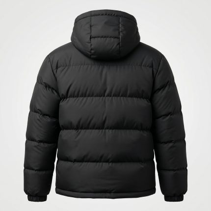 Royal Bull Black Hooded Puffer Jacket | Men’s Winter Wear