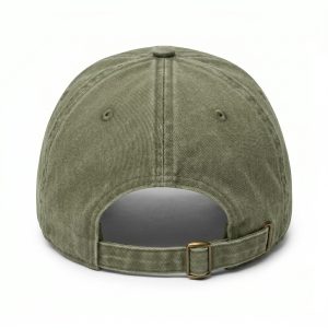Royal Bull Olive Green Dad Hat – Embroidered Bull Head Cotton Cap