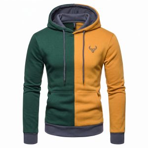 Custom Men's Crest Hoodie with Embroidered Crest Logo and Private Label Manufacturing