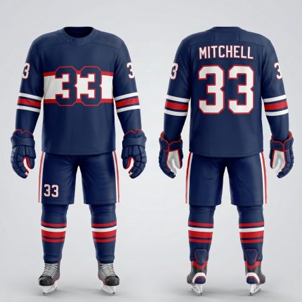Royal Bull Navy Blue Ice Hockey Jersey